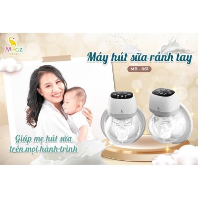 Set 2 chiếc máy hút sữa rảnh tay Moaz BéBé MB - 061 Bảo hành 12 tháng