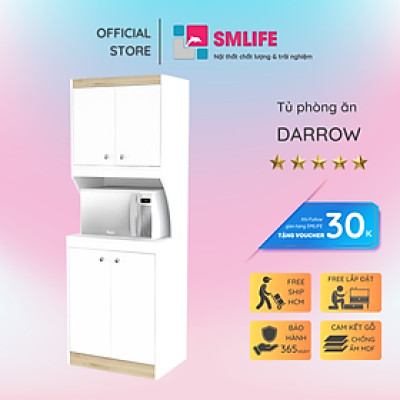 Tủ phòng ăn bằng gỗ công nghiệp thiết kế đa năng SMLIFE Darrow