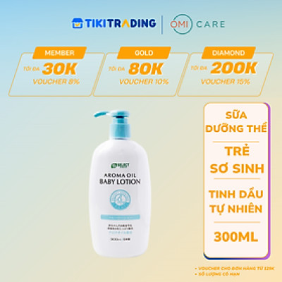 Sữa dưỡng thể tinh dầu thơm thiên nhiên cho bé s select 300ml/chai