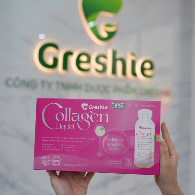 Combo 3 hộp Greshie Collagen Liquid  - Collagen dạng nước chống lão hóa, đẹp da ( TẶNG 1 KCN NEUTROGENA)
