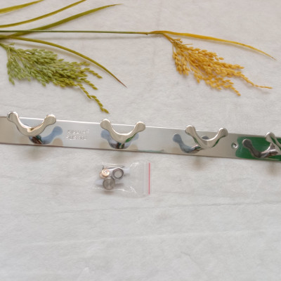 Móc áo Kibath 6 chấu chữ V inox 304