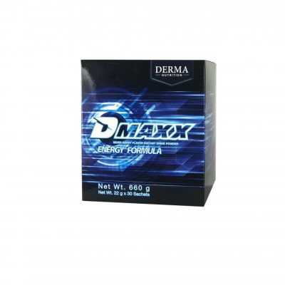 DMAXX thức uống bổ sung vitamin năng lượng có đường DAMODE 12 gói dùng thử màu xanh