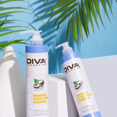 Combo Bộ dầu gội xả phục hồi giữ màu Diva 500ml