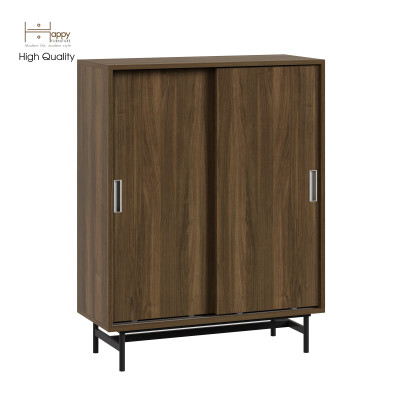 [Happy Home Furniture] LUCA, Tủ lưu trữ 2 cánh lùa - Chân sắt, 86cm x 36cm x 110cm ( DxRxC), TCL_017