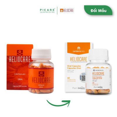 Viên Uống Chống Nắng Heliocare Capsulas Oral 60 Viên (NEW CODE)