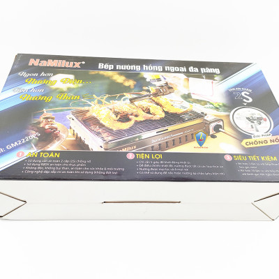 Bếp nướng hồng ngoại đa năng Namilux GM2220PS - HÀNG CHÍNH HÃNG (MP)