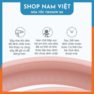 Set 4 Miếng Xốp Bọc Cạnh Bàn, Bịt Góc Tủ Bảo Vệ An Toàn Cho Bé NAVIVU