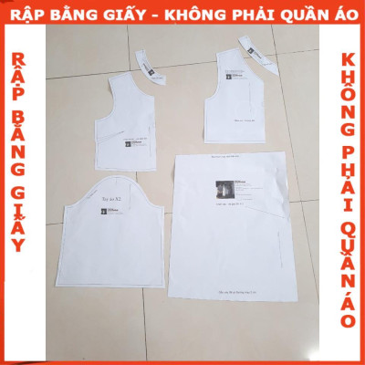 Rập giấy A0 đầm nữ mã 1058 (BẢN VẼ)