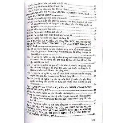 Luật Đất Đai hệ thống các văn bản quy định chi tiết thi hành