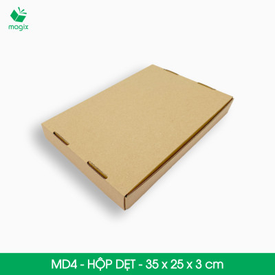 MD4 - 35x25x3 cm - 100 Thùng hộp carton 