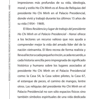 Residencia y lugar de trabajo del presidente  Ho Chi Minh en el Palacio Presidencial - Hanoi