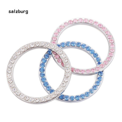 Vòng đá trang trí đính đá nút START STOP cho xe hơi logo sang trọng bắt mắt