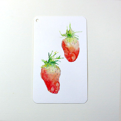 Giấy vẽ màu nước postcard (8 x 13) cm lên màu đẹp không cong, giấy màu trắng kem, 40 tờ giấy dày 280gsm AT788 Green Art - Hàng chính hãng