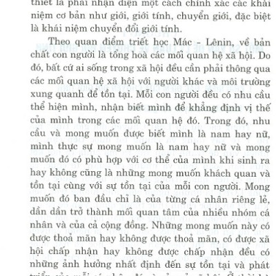Hoàn Thiện Pháp Luật Về Chuyển Đổi Giới Tính Ở Việt Nam