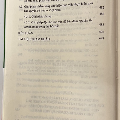 Sách - Giới Hạn Quyền Sở Hữu Theo Pháp Luật Dân Sự Việt Nam