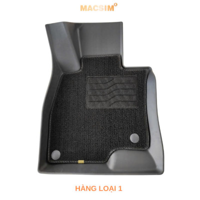Thảm lót sàn ô tô 2 lớp cao cấp dành cho xe Mazda 3 2020+  (sd3) nhãn hiệu Macsim chất liệu TPE màu đen