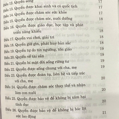 Luật Trẻ Em  ( Hiện hành ) ( Sửa đổi, bổ sung năm 2018)