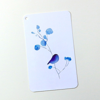 Giấy vẽ màu nước Postcard 40 tờ, vẽ các loại màu nước đẹp, vẽ đẹp cả chì giấy dày 300gsm khổ (8 x 13) cm ARW157 Green Art  - Hàng chính hãng