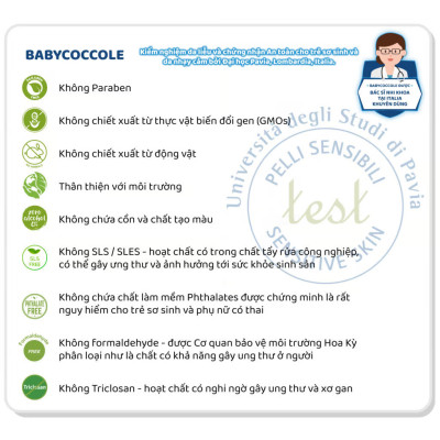 Kem chống nắng SPF50 + Babycoccole 0M+