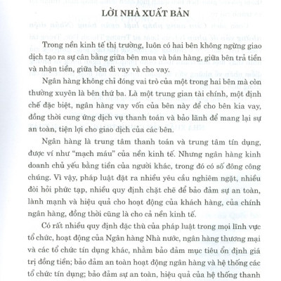 Cẩm Nang Pháp Luật Ngân Hàng (Nhận Diện Những Vấn Đề Pháp Lý) - Tái bản năm 2020