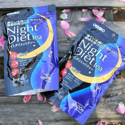 Trà Night Diet Tea Orihiro Hỗ Trợ Đốt Lượng Mỡ Thừa Nhật Bản, Giúp Thanh Nhiệt Thải Độc, Cải Thiện Giấc Ngủ, Làm Đẹp Da