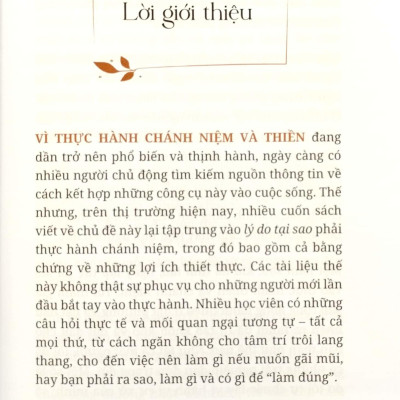 Thực Hành Chánh Niệm