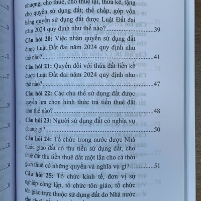 200 câu hỏi và trả lời về Luật Đất đai năm 2024