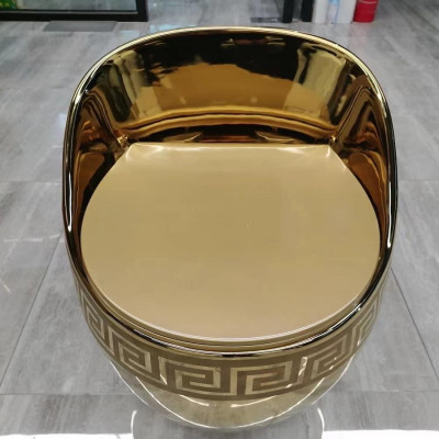 Bồn cầu mạ vàng, Bệt mạ vàng quả trứng nhập khẩu GROVES R22 Gold