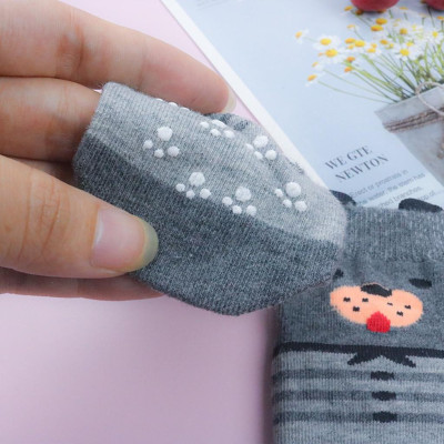 Combo Tất Chống Trượt Cho Bé 0-3 Tuổi LUPERI GT29 chất liệu cotton siêu mềm thấm hút mồ hôi kháng khuẩn an toàn cho da