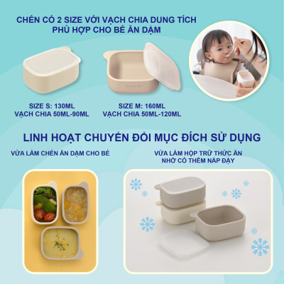 Đồ dùng ăn dặm RICHELL Nhật chất liệu Platinum Silicone | Baby
