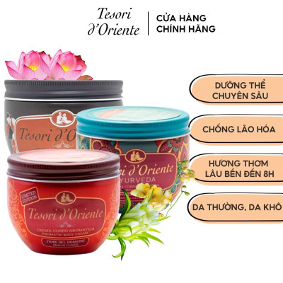 Kem Dưỡng Thể Hương Nước Hoa Thanh Long 300gr - Tesori d