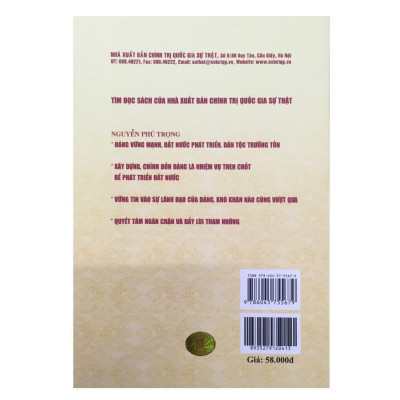 Sách - Chuẩn Bị Thật Tốt Đại Hội Đảng Bộ Các Cấp Tiến Tới Đại Hội Đại Biểu Toàn Quốc Lần Thứ XIII Của Đảng - NXB Chính Trị Quốc Gia