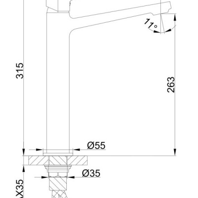 Vòi chậu cao lavabo Frap F1061-2 Chính hãng Nga nhập khẩu