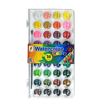 Hộp 36 Bánh Màu Nước