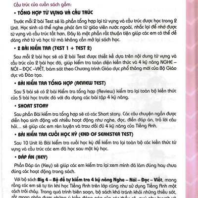 Global Sucess - Big 4 - Bộ Đề Tự Kiểm Tra 4 Kỹ Năng Nghe-Nói-Đọc-Viết Tiếng Anh Cơ Bản Và Nâng Cao - Lớp 3 (MGB)