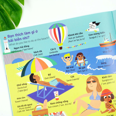 Sách-A world of words - Thế giới từ vựng cho bé nội dung phong phú bao trùm nhiều chủ đề hấp dẫn - Đinh Tị Books