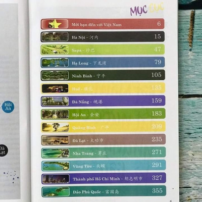 Combo 2 sách Phân tích đáp án các bài luyện dịch Tiếng Trung và Du lịch Việt Nam Ẩm thực và cảnh điểm (in màu, có audio nghe, giấy ảnh c2) + DVD tài liệu