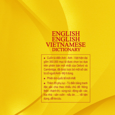 Từ điển Anh – Anh- Việt (Bìa cứng)