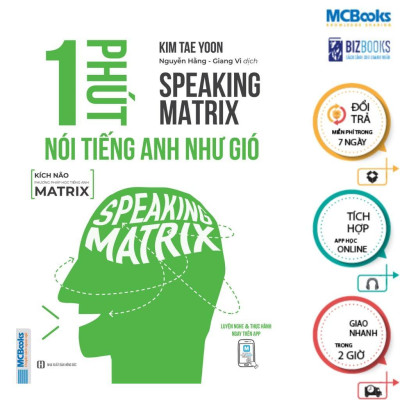 Sách - Combo 4 Cuốn Speaking Matrix – Nói Tiếng Anh Như Gió - MCBooks