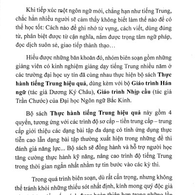 Thực Hành Tiếng Trung Hiệu Quả - Trung Cấp
