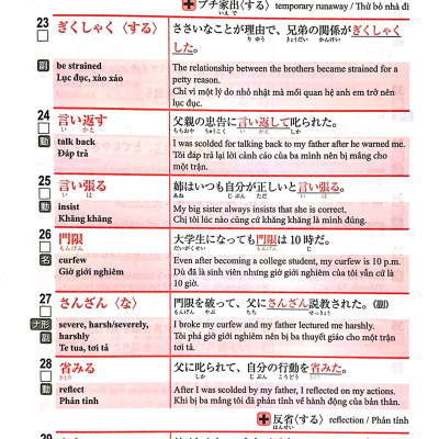 N1 - 3000 Từ Vựng - Dành Cho Kỳ Thi Năng Lực Nhật Ngữ N1