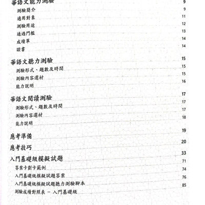 Đề Thi Mô Phỏng Đề Thi Năng Lực Hoa Ngữ - Nhóm A - Quyển 4