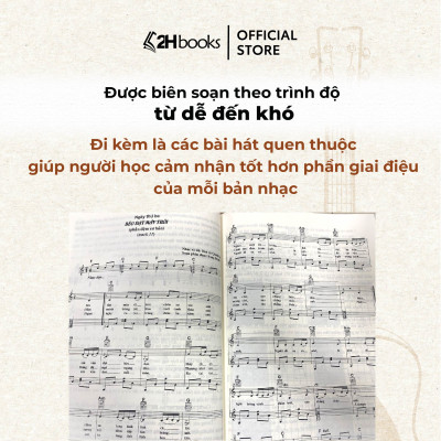 Sách học guitar, Sách 45  ngày biết đệm guitar, tự học guitar cơ bản, giáo trình guitar, học đàn guitar- 2HBooks