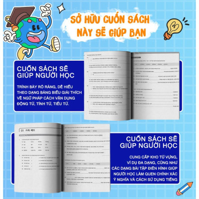 Sách - Tiếng Hàn Tổng Hợp Dành Cho Người Việt Nam - Cao Cấp 6 - Sách Bài Tập - Bản Đen Trắng - MCBooks