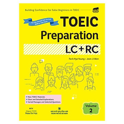 Sách - Toeic Preparation LC + RC Volume 2 (Kèm 1 Đĩa Mp3) - Nhân Trí Việt