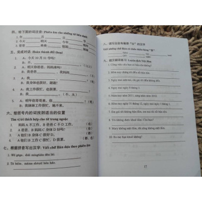 Sách - Combo: 301 Câu Đàm Thoại Tiếng Hoa +Bài tập 301 câu đàm thoại phần căn bản (BẢN MỚI NHẤT - KHỔ LỚN)