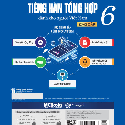 Giáo Trình Tiếng Hàn Tổng Hợp Cao Cấp 6 - Bản Màu