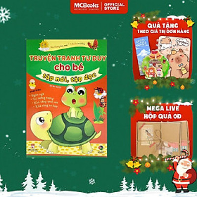 Sách - Truyện Tranh Tư Duy Cho Bé Tập Nói, Tập Đọc - MCBooks