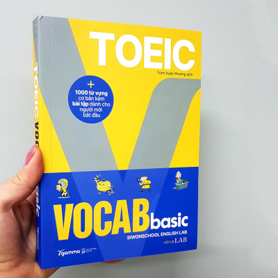 Sách - Toeic Vocab Basic - 1000 Từ Vựng Cơ Bản Kèm Bài Tập Dành Cho Người Mới Bắt Đầu (Tái Bản 2023) 159K