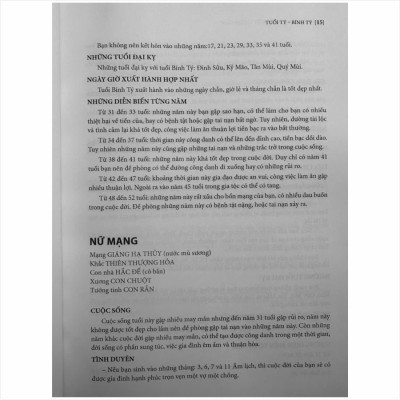 Sách Vận Mệnh Đời Người 12 Con Giáp - V2186D